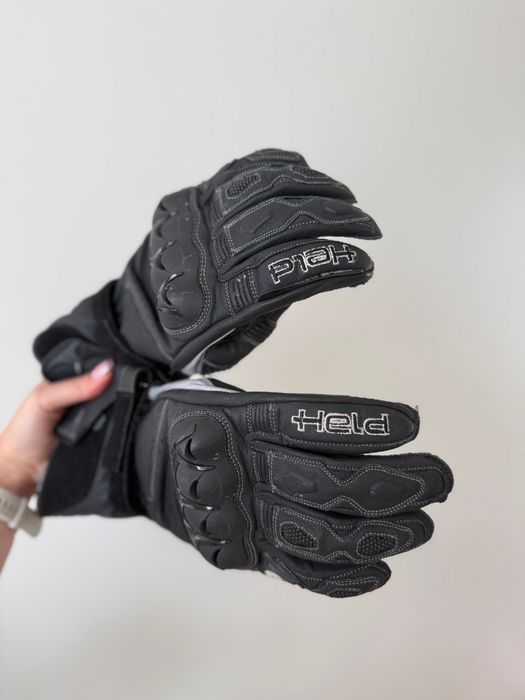 Czarne rękawice motocyklowe Held XL 10