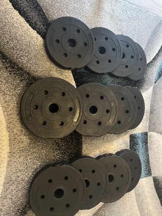 gryf łamany hantle i obciążenia