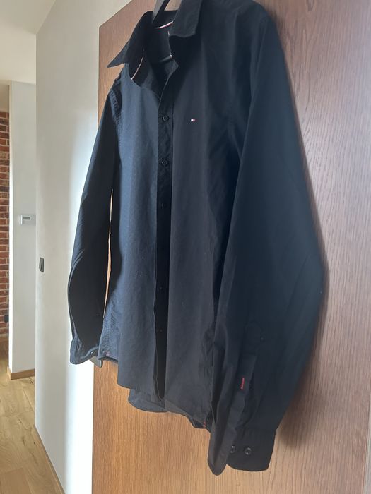 Czarna koszula Tommy Hilfiger XXL