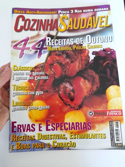 Revista Culinária da coleção Cozinha Saudável Número 8 2004
