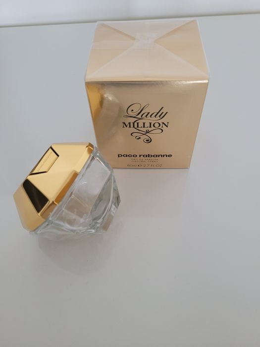 Puste opakowanie Lady Million Pacco Rabanne 80ml/ flakonik