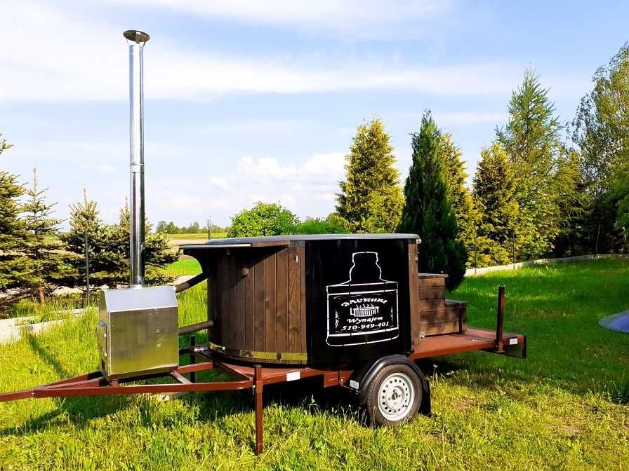 Mobilna Balia na przyczepie Jacuzzi Bania Ruska Faktura VAT