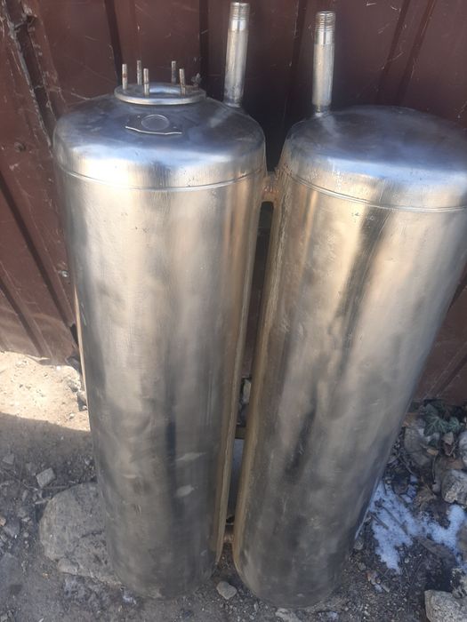 Продам спарені баки б/у от болера з нержавейки
