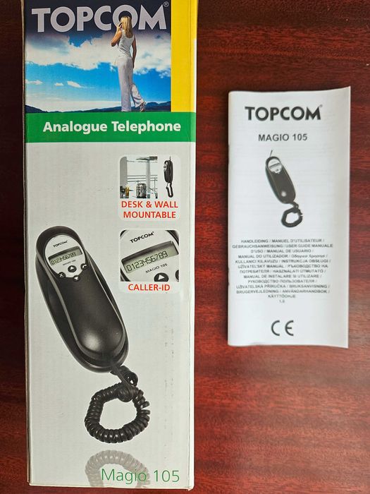 Telefon slimline Magio 105 firmy Topcom.