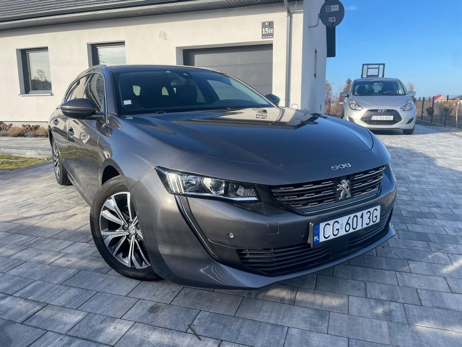 Peugeot 508 Rok 2019*Allure*Gwarancja*Automat*Ledy*Diesel 1.5*Bezwypadkowy*30Zdjęć