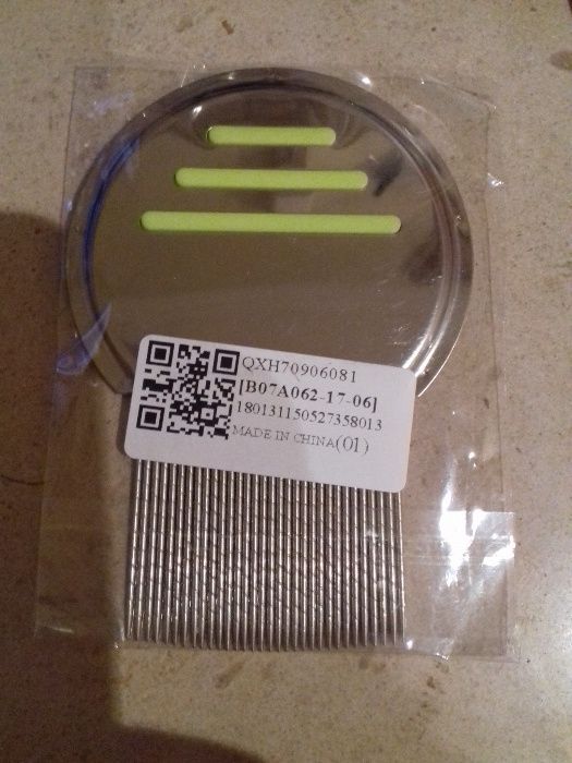 Removedor de piolhos e lendeas