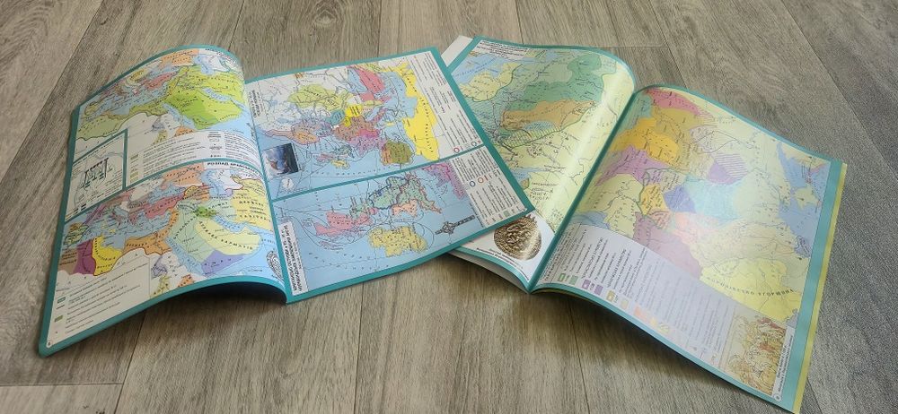 Атлас Всесвітня Історія, Історія України 7 клас
