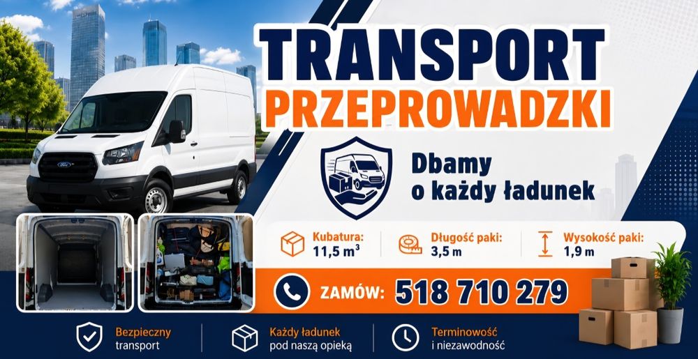 Transport i przeprowadzki Legnica i okolice