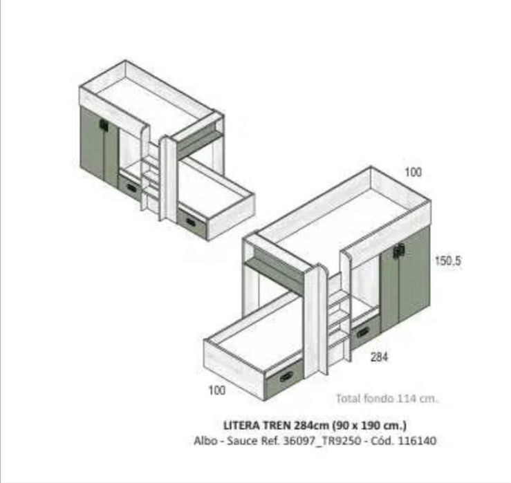Cama Beliche para venda valor negociável