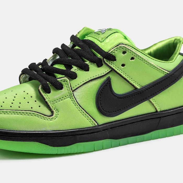 Кросівки Nike SB Dunk Low x Powerpuff Girls Buttercup | Кроссовки Найк чоловічі жіночі