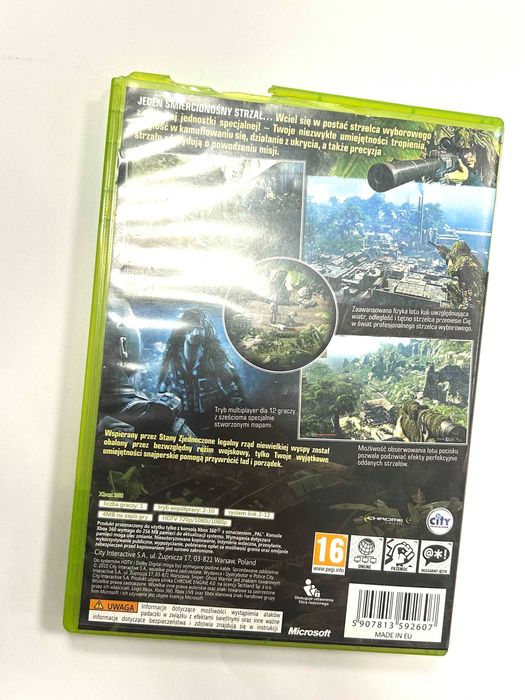 gra xbox 360 sniper ghost warrior