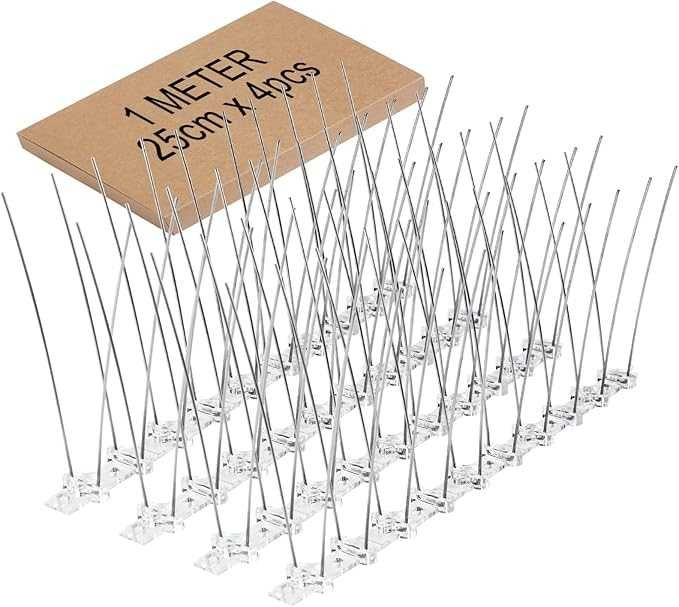 Kolce odstraszające ptaki ze stali nierdzewnej