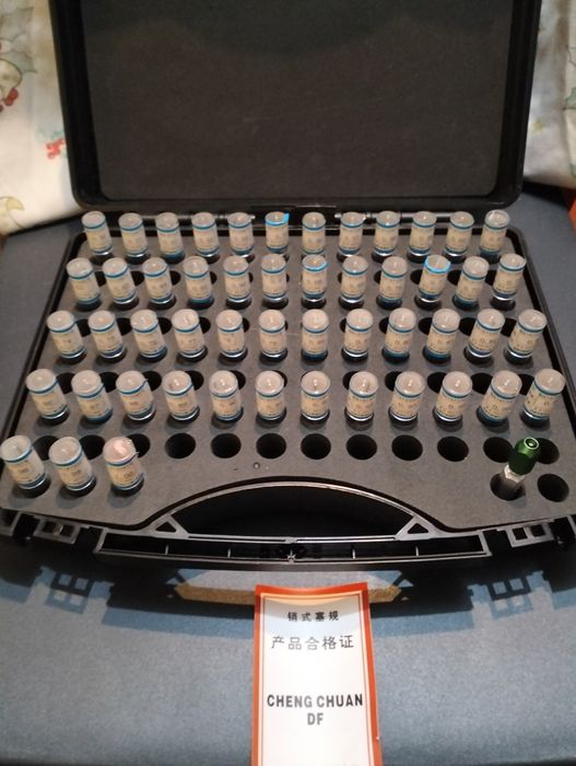 Conjunto de medidor de pino de aço de precisão