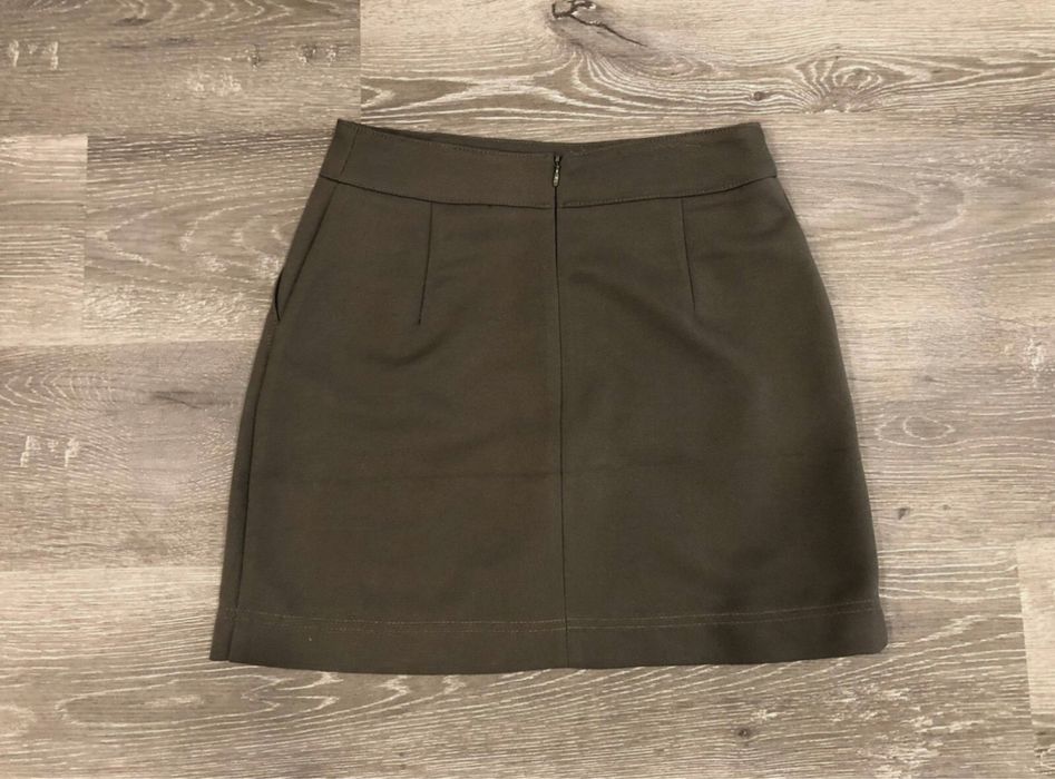 Коротка Юбка хакі h&m