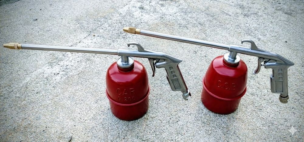Pistolas de Lavagem / Limpeza a Ar Comprimido c/ Depósito