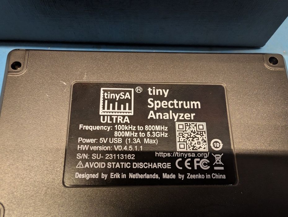 Спектроаналізатор TinySA ultra новий