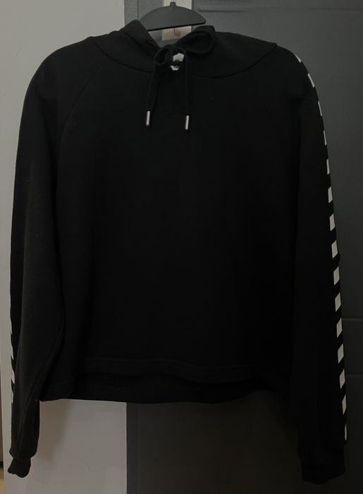 Bluza z kapturem szachownica