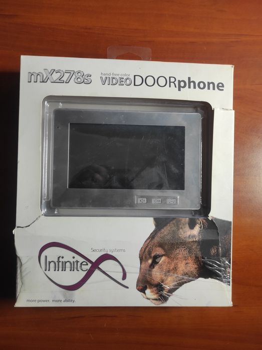 Видеодомофон цветной 7 " Infinitex МХ278 с кнопкой вызова рабочий б/у