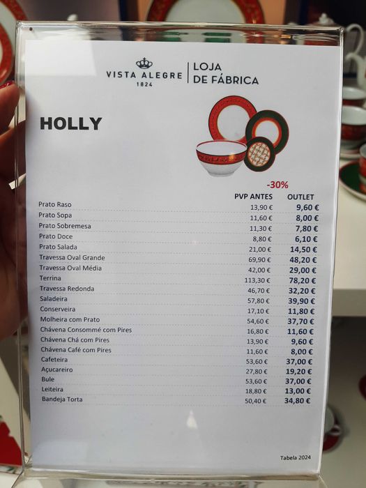 Serviço de Café Holly Natal Vista Alegre