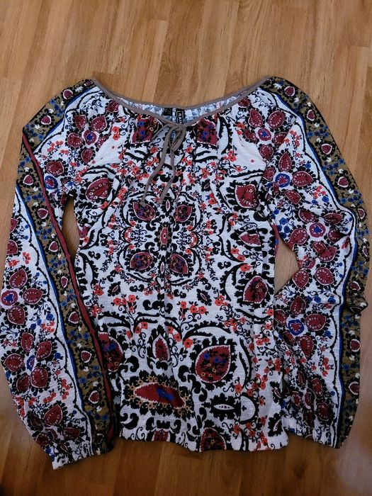 Bluzka damska wzorzysta L/XL