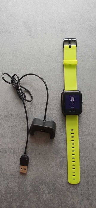 Smartwatch Amazfit BIP A1608 Limonkowy Ładowarka Opis Wysyłka!
