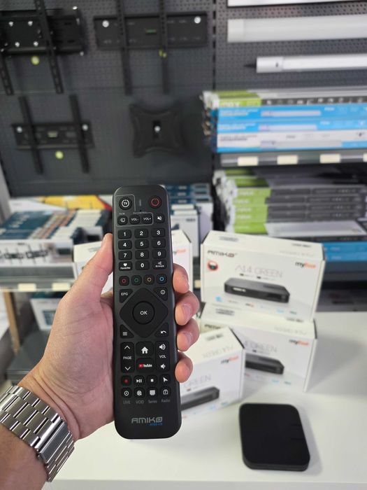 Amiko A14 Green - 2GB/16GB - Android 14 IPTV 4K HDR10 AV1