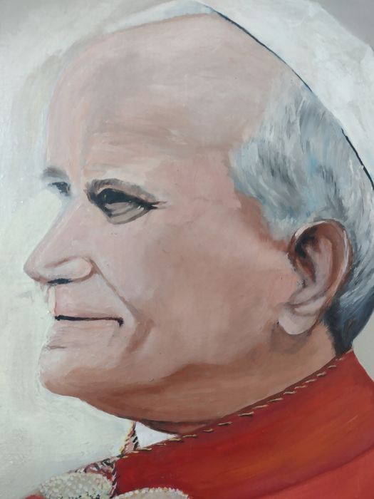 Obraz z wizerunkiem JP II