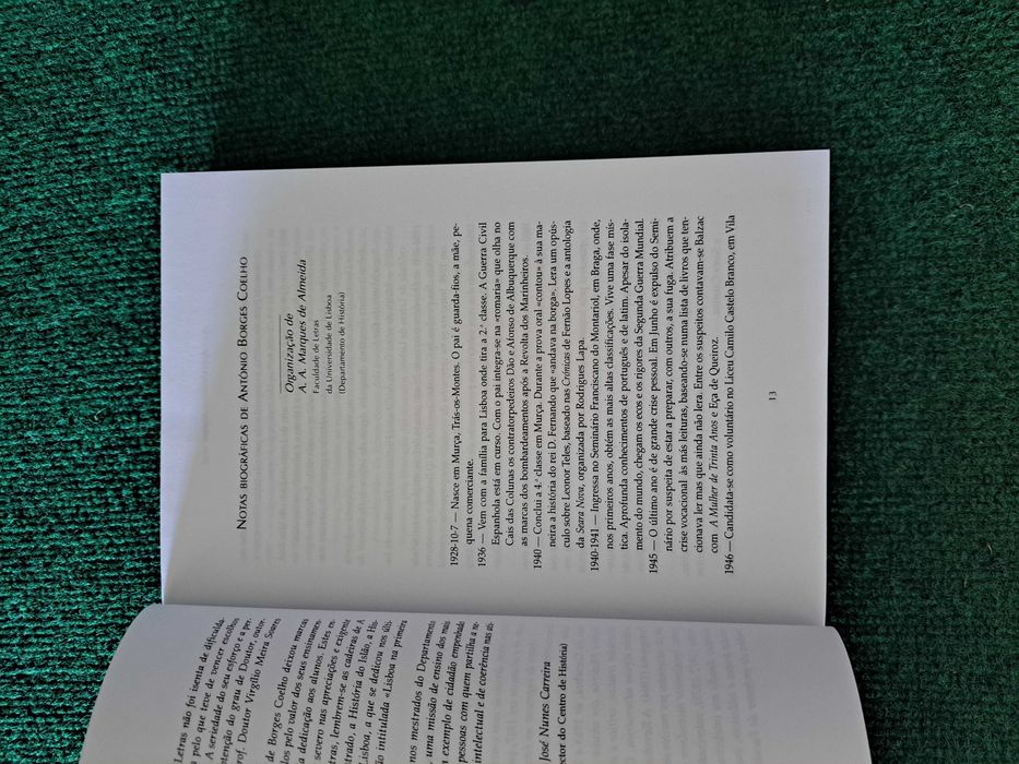 Uma vida em História - Estudos em homenagem a António Borges Coelho