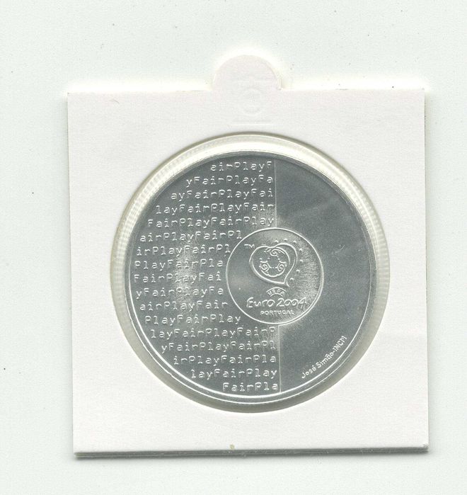 3 Moedas 8 € 2003 - Os Valores do Futebol - PRATA