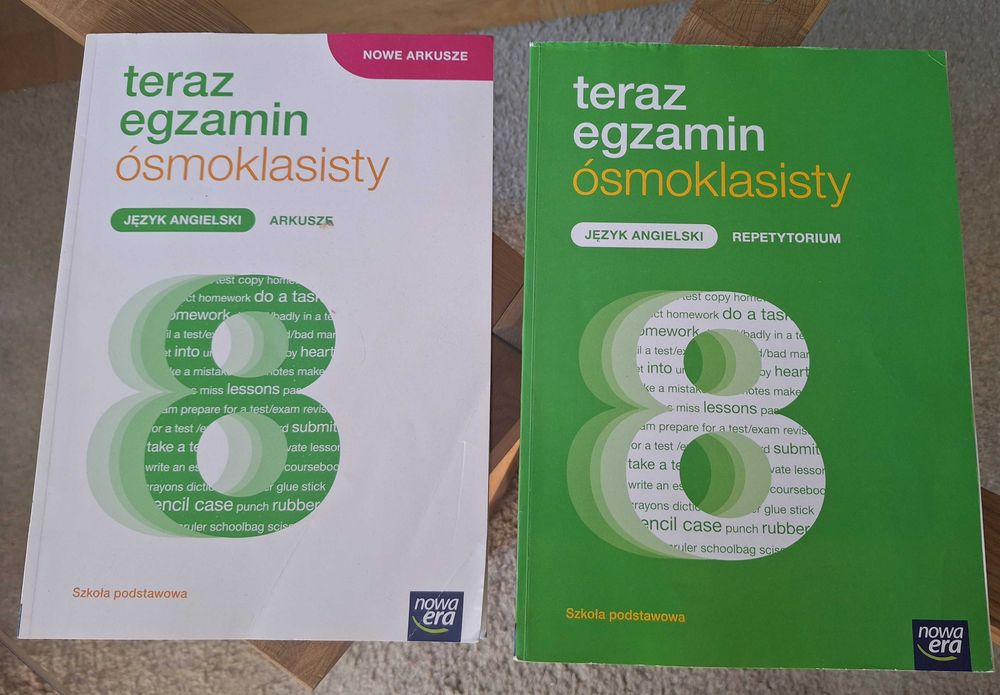 Język angielski repetytorium +arkusze egzamin ósmoklasisty Nowa Era