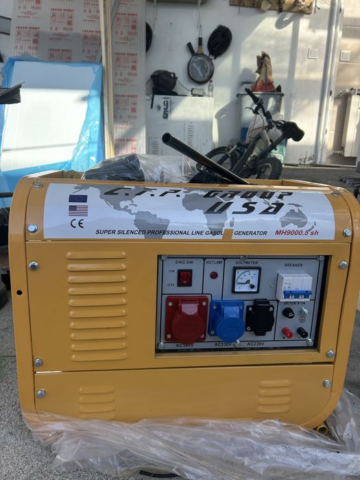 Gerador a gasolina sinlencioso e potente