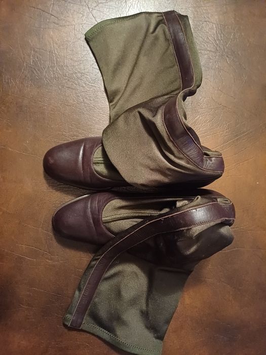 Botas italianas castanas como novas