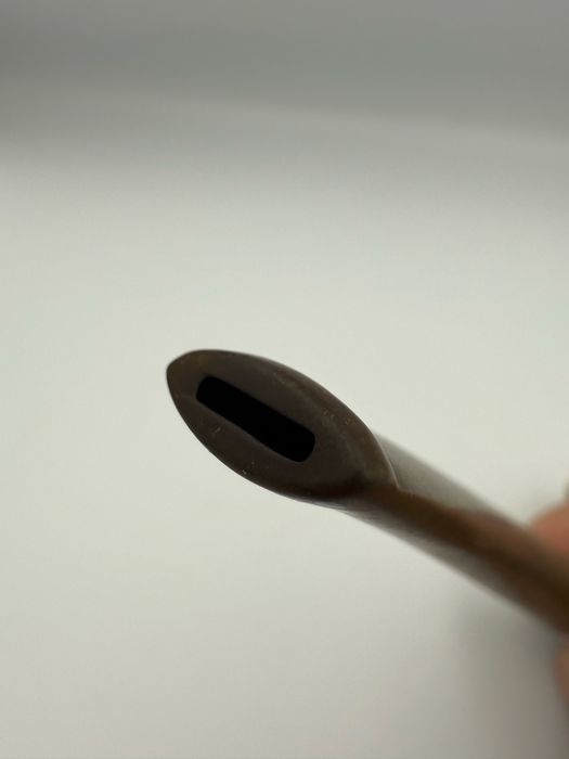 Fajka Gasparini - produkcja Włoska, lata 70-90, kształt Bent, marmur