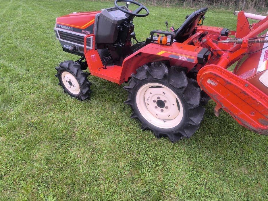 Traktorek japoński yanmar F155 4x4 diesel Glebogryzarka