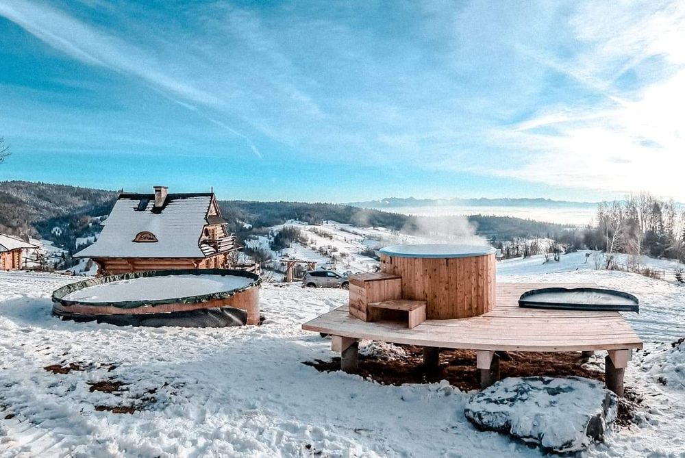 Jacuzzi ogrodowe balia wanna spa