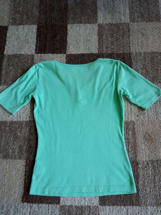 T shirt miętowy krótki rękaw