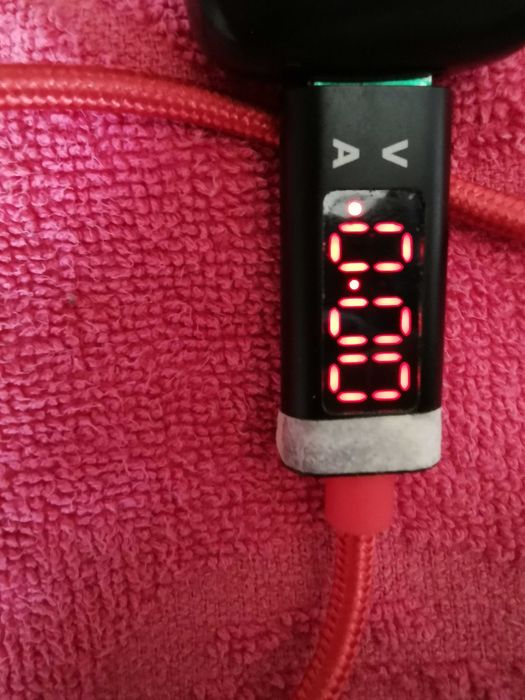 mniej=Kabel USB z wyświetlaczem (V/A) z Micro USB. SPRZEDAM :