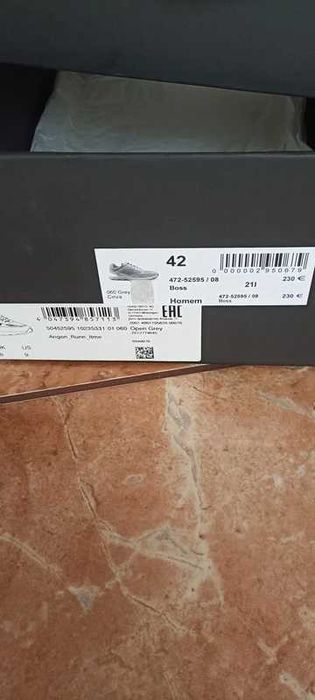 Sapatilhas Hugo boss nr42 com caixa