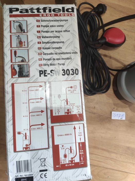 Pompa do czystej wody PE-SW 3030