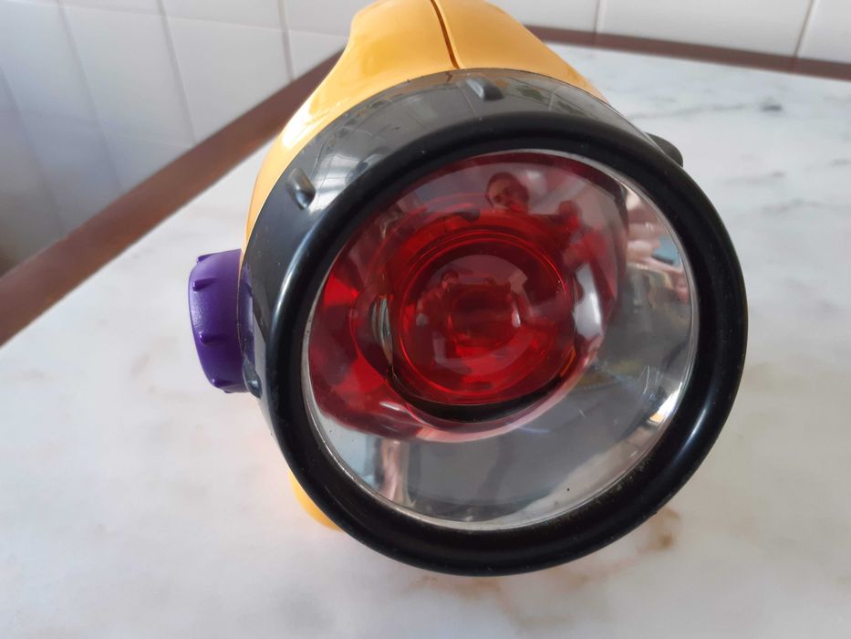 Lanterna pilhas, filtro neutro, vermelho ou verde, como nova