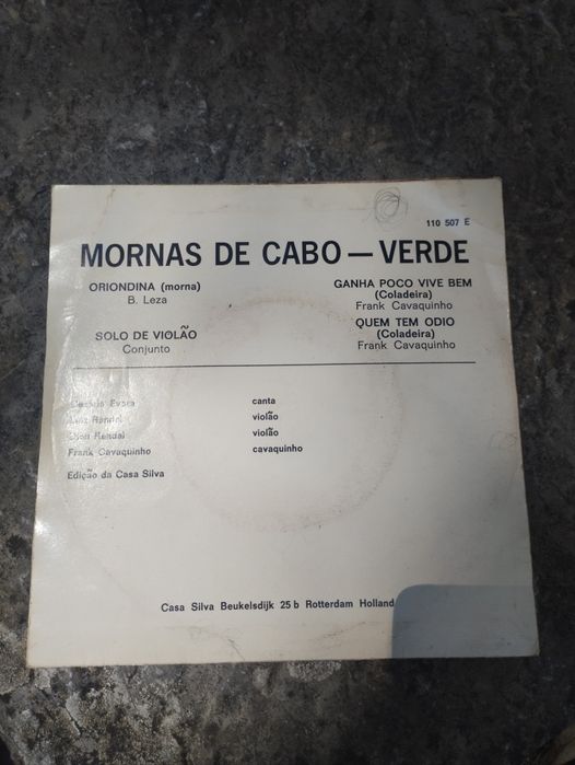 EP - Mornas de Cabo Verde - Cezária Évora