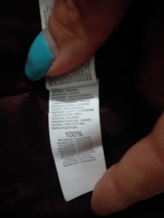 Kurtka zimowa fioletowa w gwiazdki Reserved roz 98