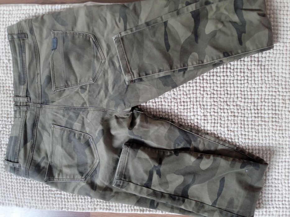 Spodnie moro jeansy jeansowe M L