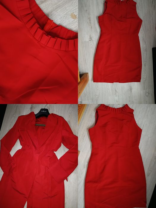 Garsonka Sukienka i płaszczyk M L