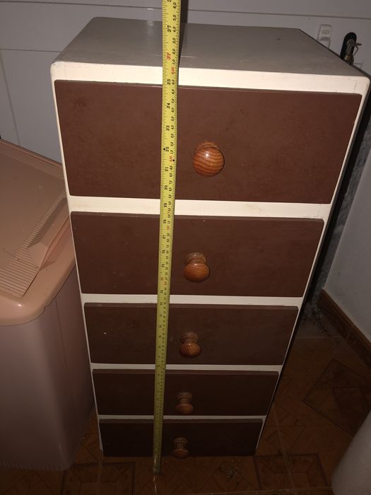 Movel gavetas vintage castanho