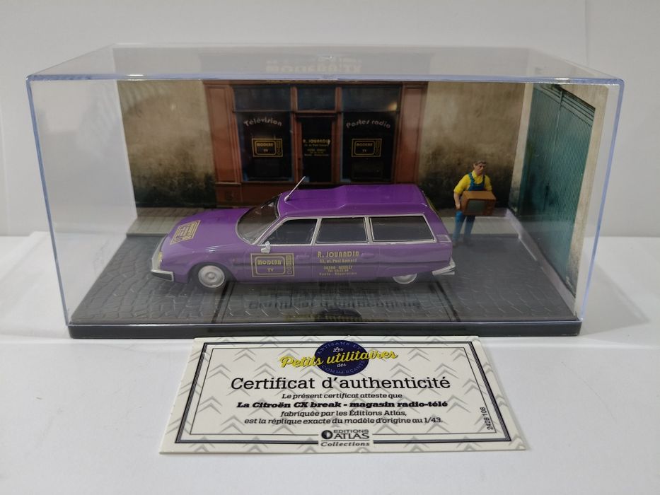 Miniaturas Citroen utilitários, à escala 1/43