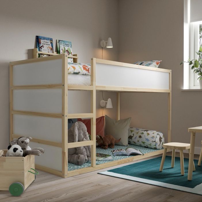 Cama reversivel beliche  Ikea 90x200 Kura