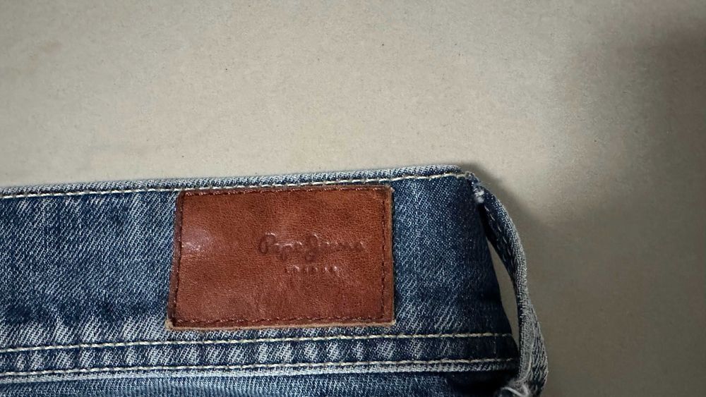 Pepe 28/30 Spodnie Slim Rurki Piękne