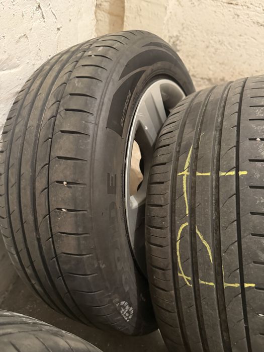 Felgi strukturalne 5x120 + Opony 225/55R17 + Kolpaki Opel Insignia A