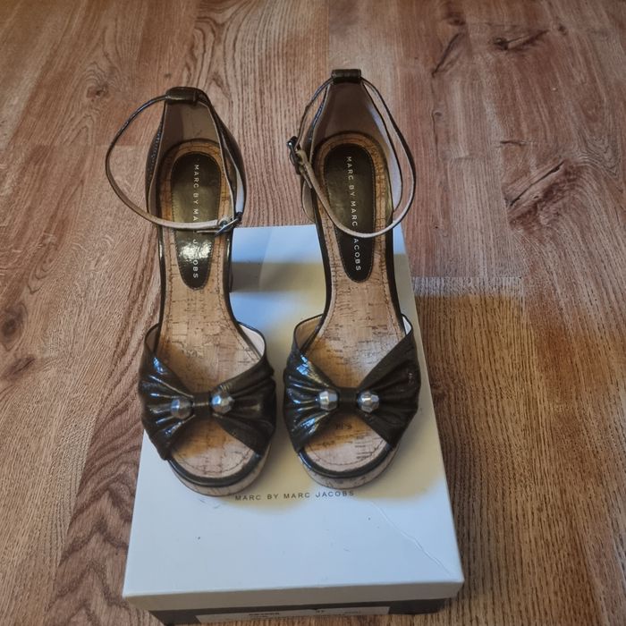 Sandałki na obcasie Marc by Marc Jacobs rozm.37